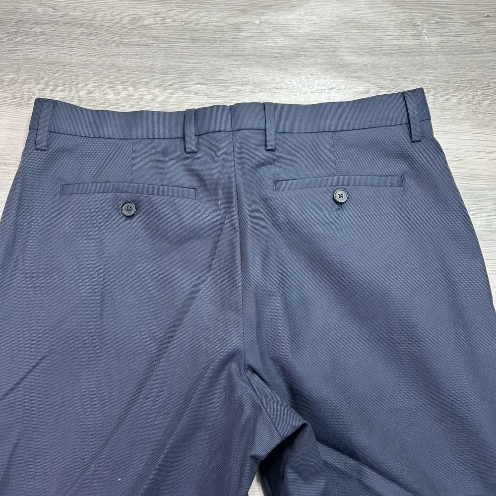 Banana Republic Pants Mens 33x32 Blue Slim Fit Stretch Chino Dress Casual Office